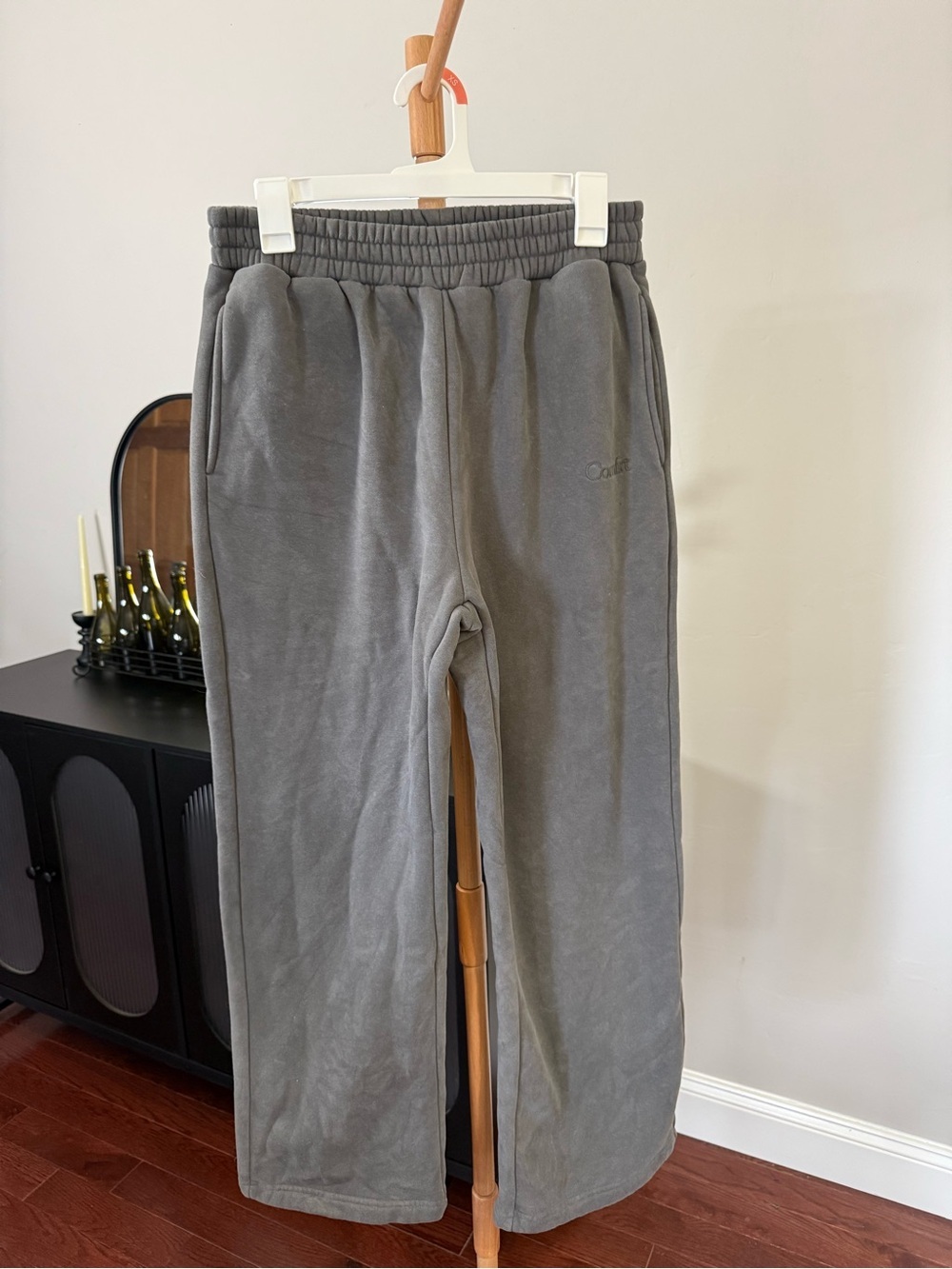 Comfrt Wide Leg Gray Sweatpants Women’s Size Medium